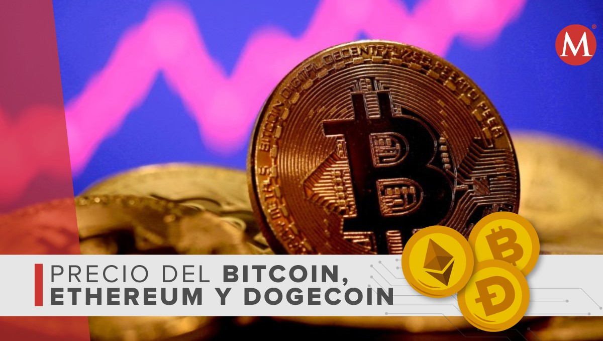 Una representación de la moneda virtual bitcoin se ve delante de un gráfico bursátil. Enero de 2021. Foto: (Reuters)
