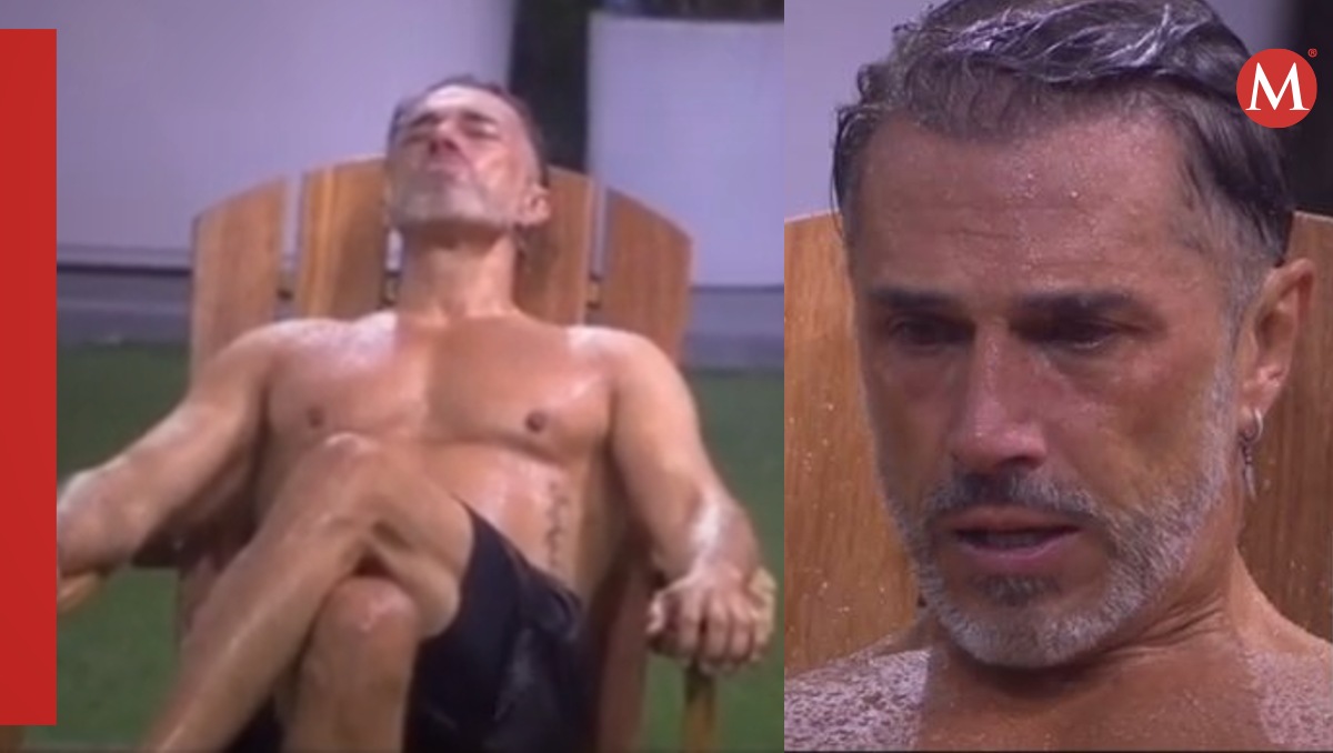 Sergio Mayer rompe en llanto bajo la lluvia | Especial