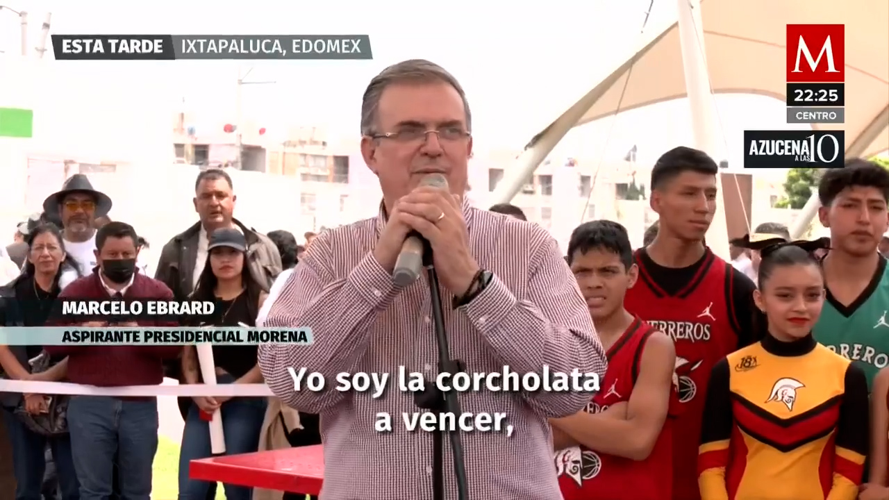 Ebrard lidera histórico evento masivo en proceso interno de MORENA