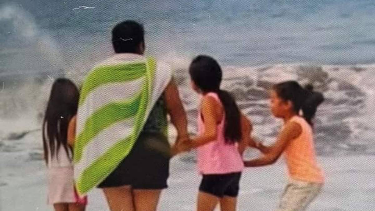 Las tres niñas tenían el sueño de conocer el mar. (Especial).