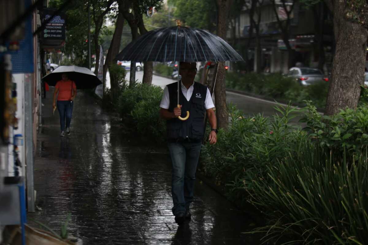 Lluvias fuertes en la Ciudad de México (Juan Carlos Bautista)