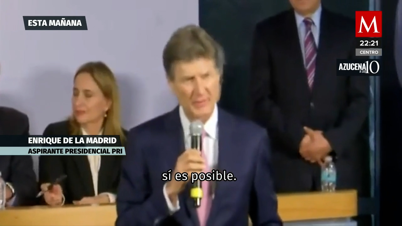 La oposición se convierte en la única oportunidad para prosperar en la vida, según De la Madrid