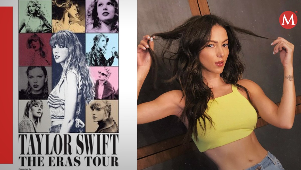 Paty Cantú recrea póster de The Eras Tour; video