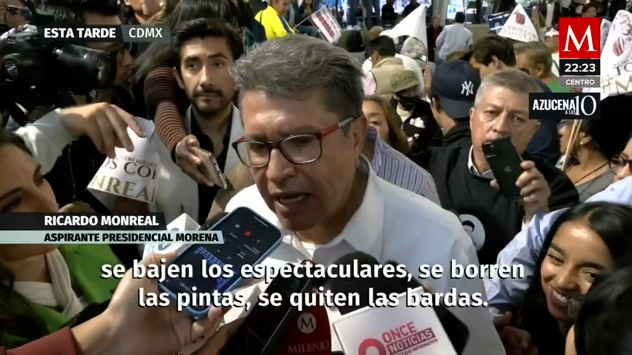 Ricardo Monreal urge contener los derroches publicitarios