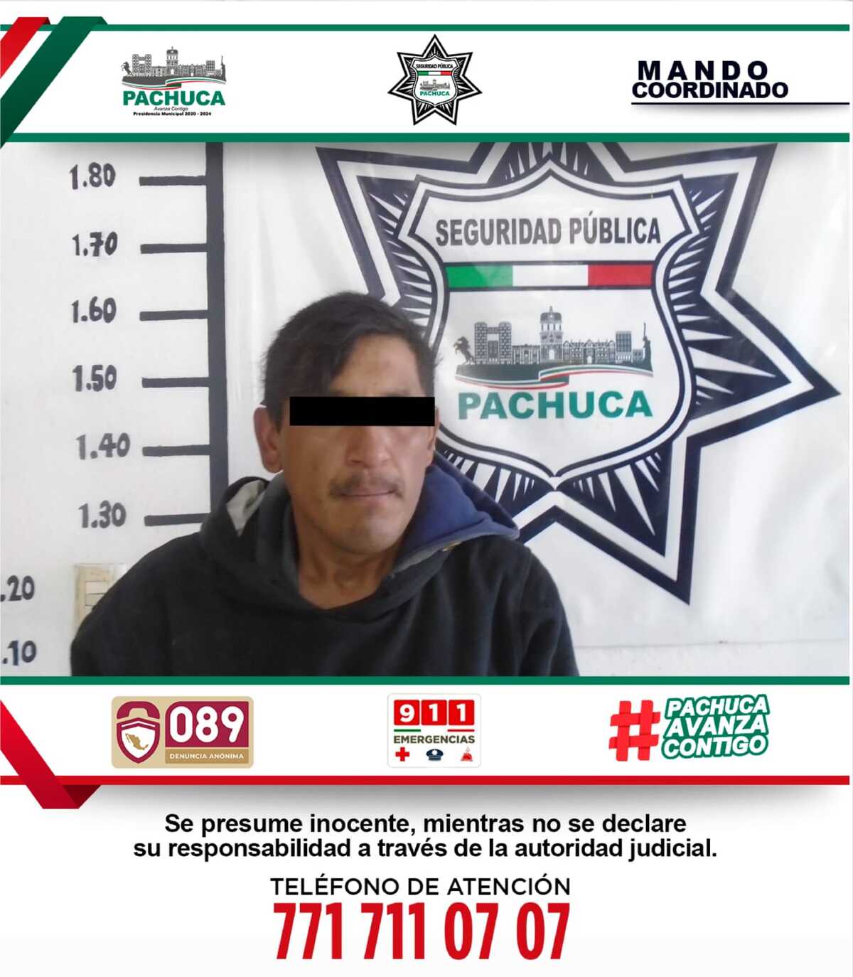 Al detenido se le incautaron diversas auto partes (Cortesía)
