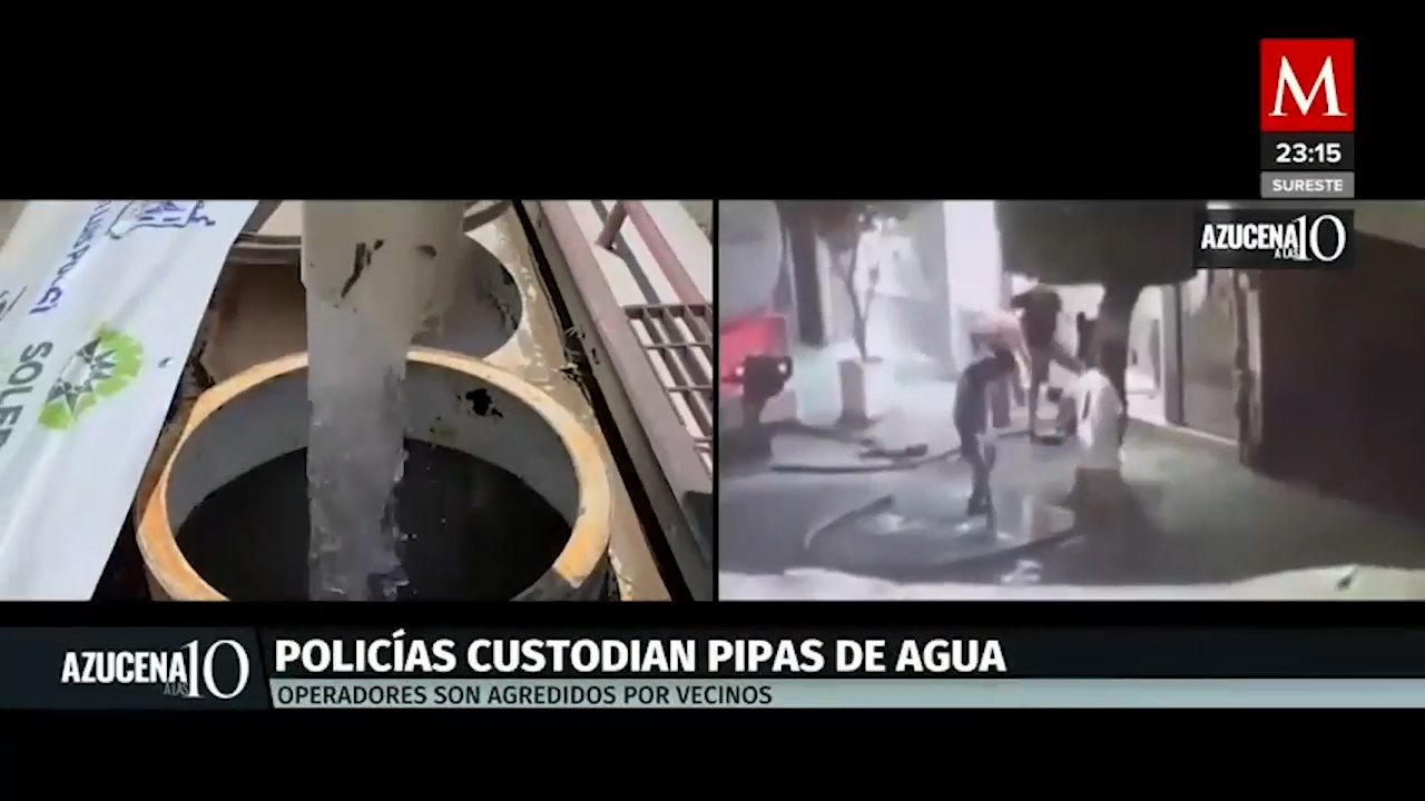 La falta de agua se ha vuelto tema de seguridad pública en San Luis Potosí