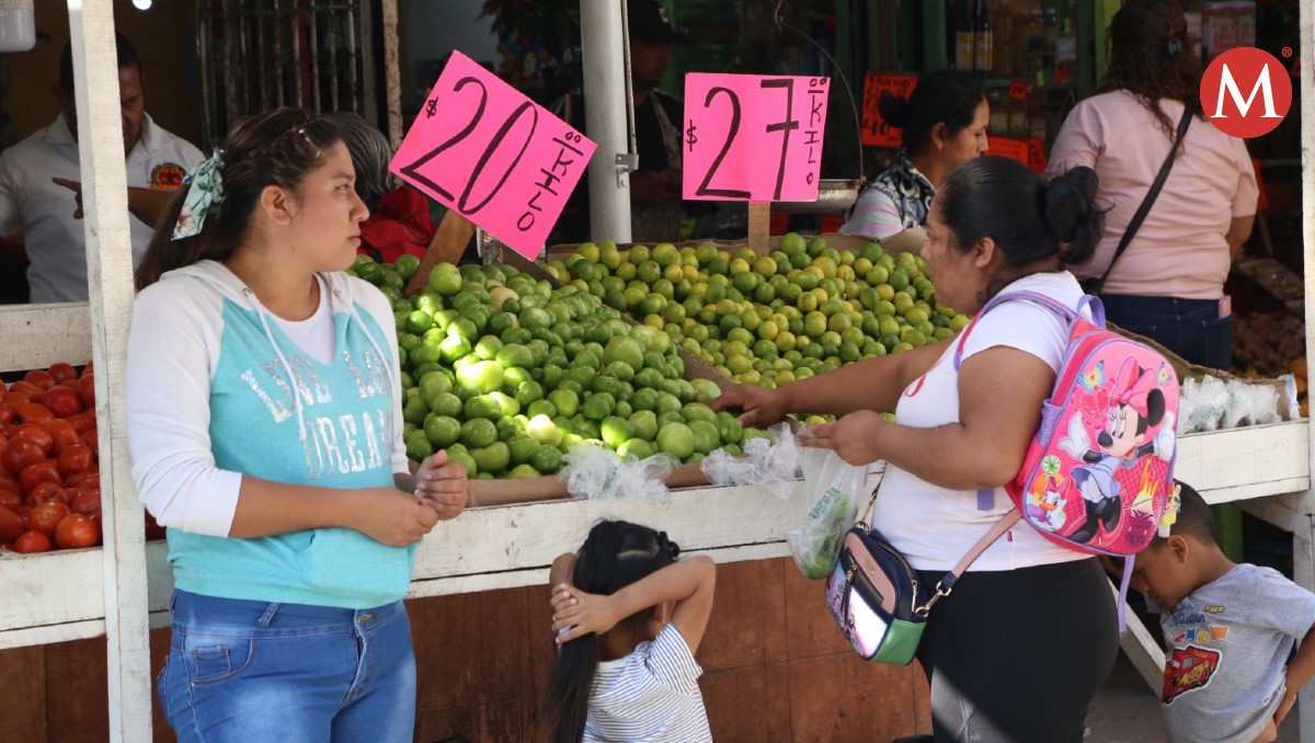 El limón en Tamaulipas fue uno de los productos de la canasta básica a la baja. | Foto: Yazmín Sánchez
