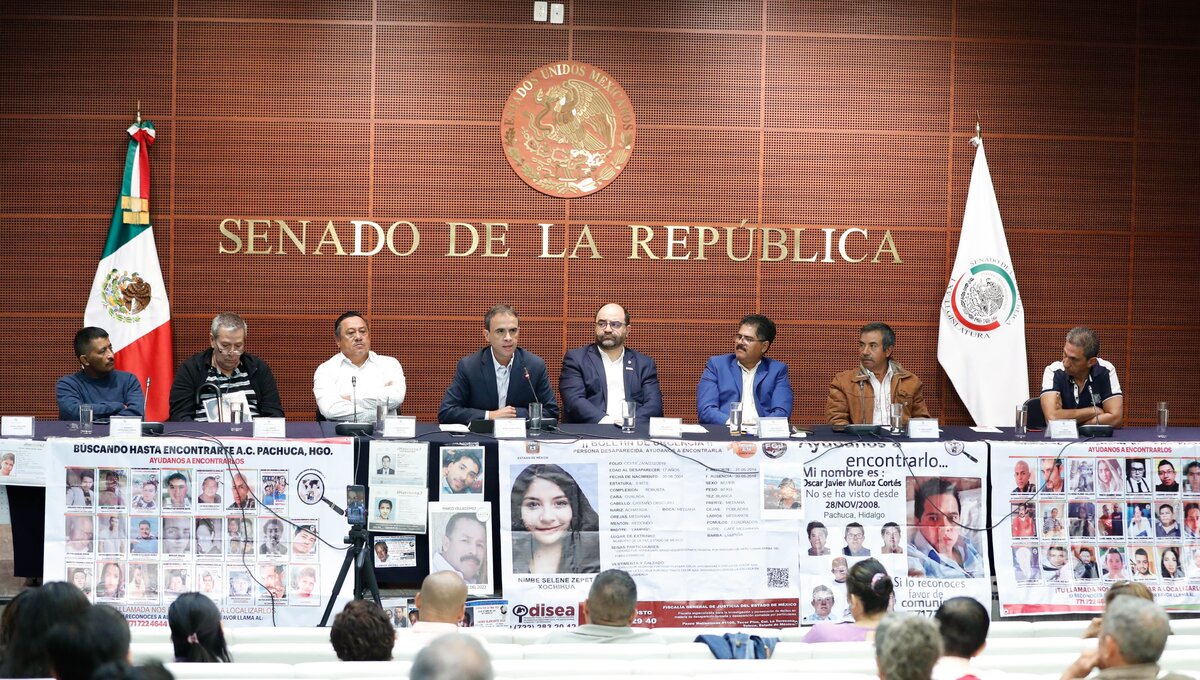 Senado realizó el Foro “Hombres en búsqueda de sus familiares desaparecidos, verdad y justicia”. (Especial)