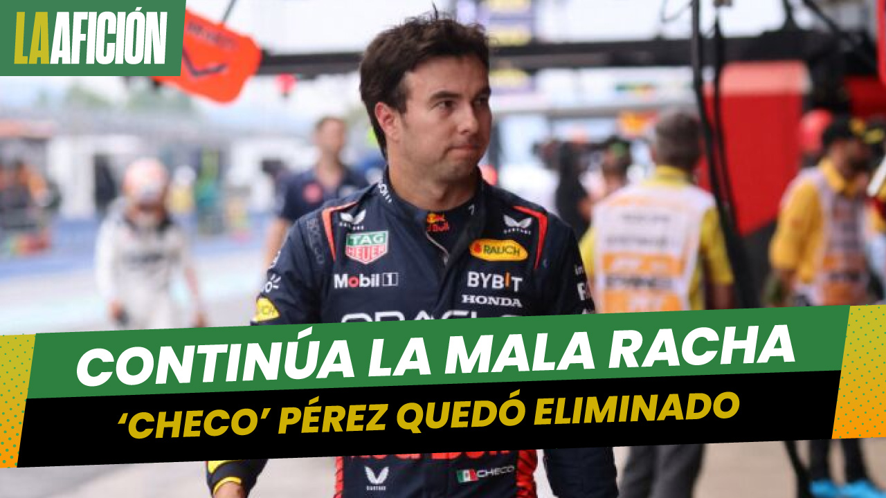 Checo' Pérez queda eliminado en la Q1 y saldrá en la posición 16 del GP de Gran Bretaña