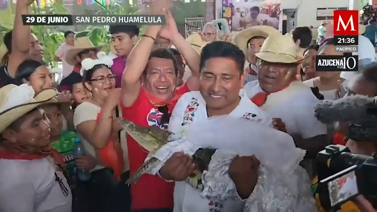 Cada fin de mes un alcalde se casa con un lagarto hembra en Oaxaca