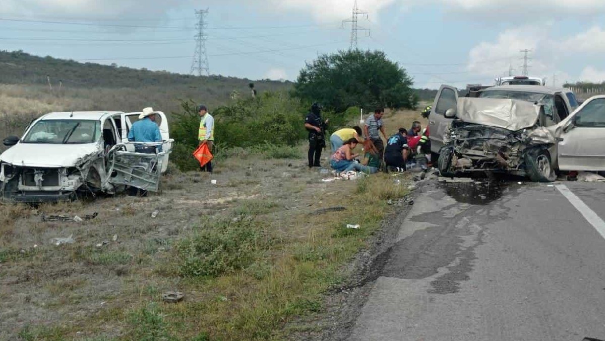 Choque en la carretera Rioverde-Rayón en San Luis Potosí deja 8 personas heridas