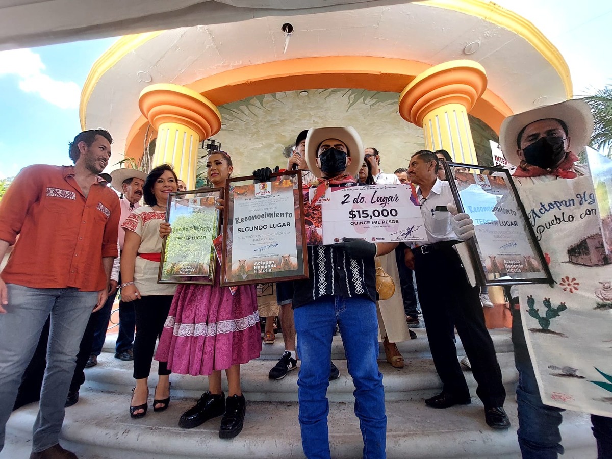 La ganadora del primer lugar del Concurso de la Barbacoa 2023 fue Reyna Mejía Pérez (Cortesía)