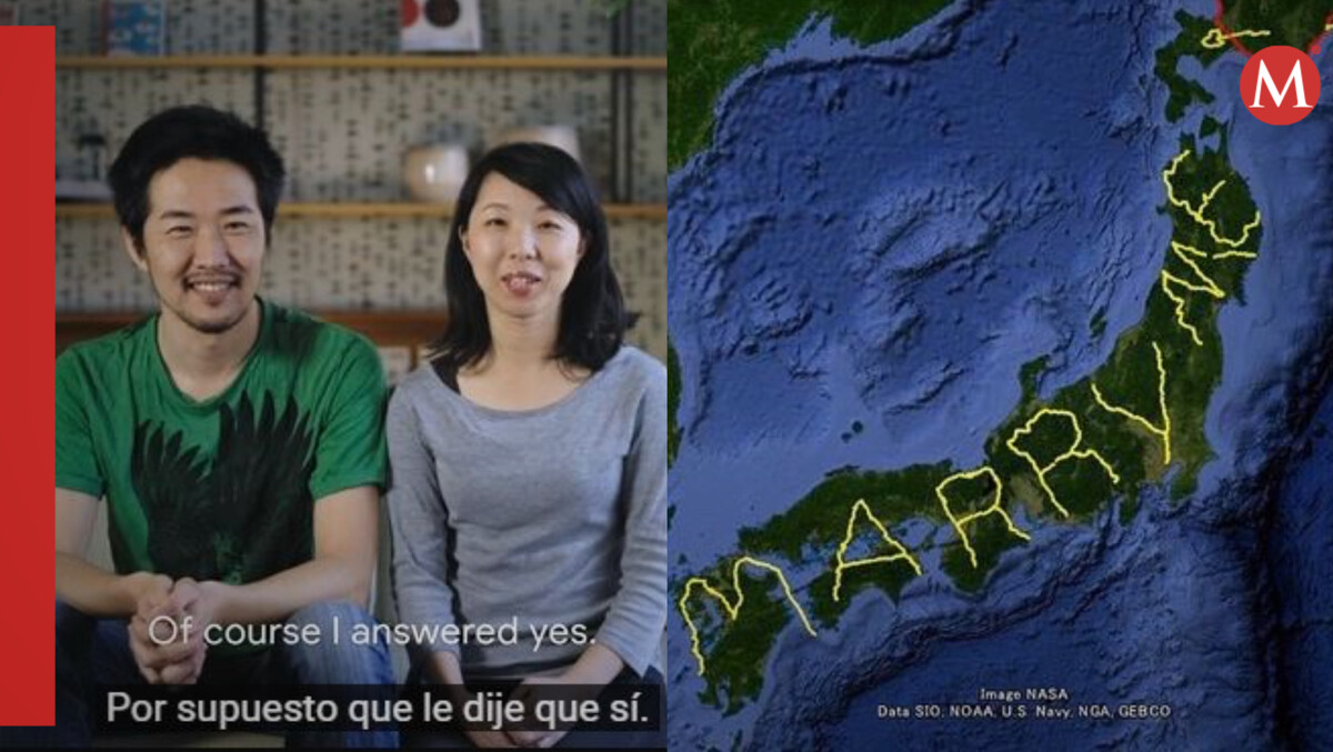 La historia de Yasushi "Yassan" Takahashi, un artista que uso Google Earth para proponerle matrimonio a su novia