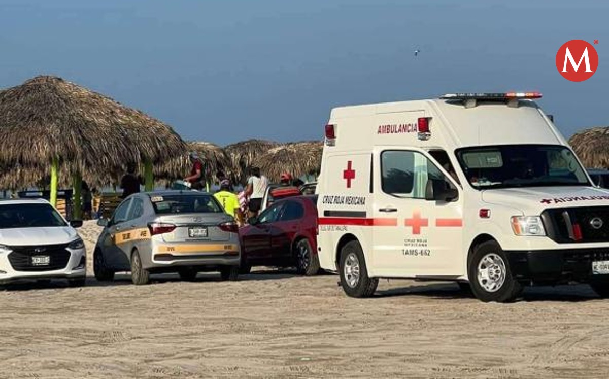 Cruz Roja en playa Miramar.