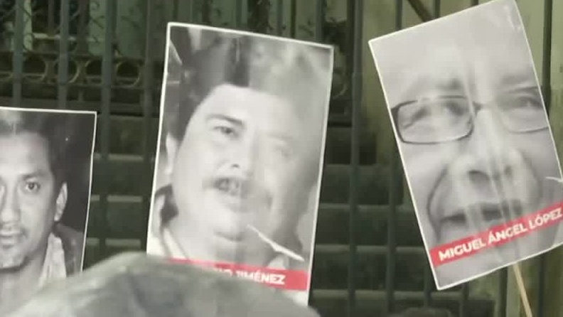 Periodistas protestan frente la Segob por el asesinato del periodista de Nayarit en CdMx