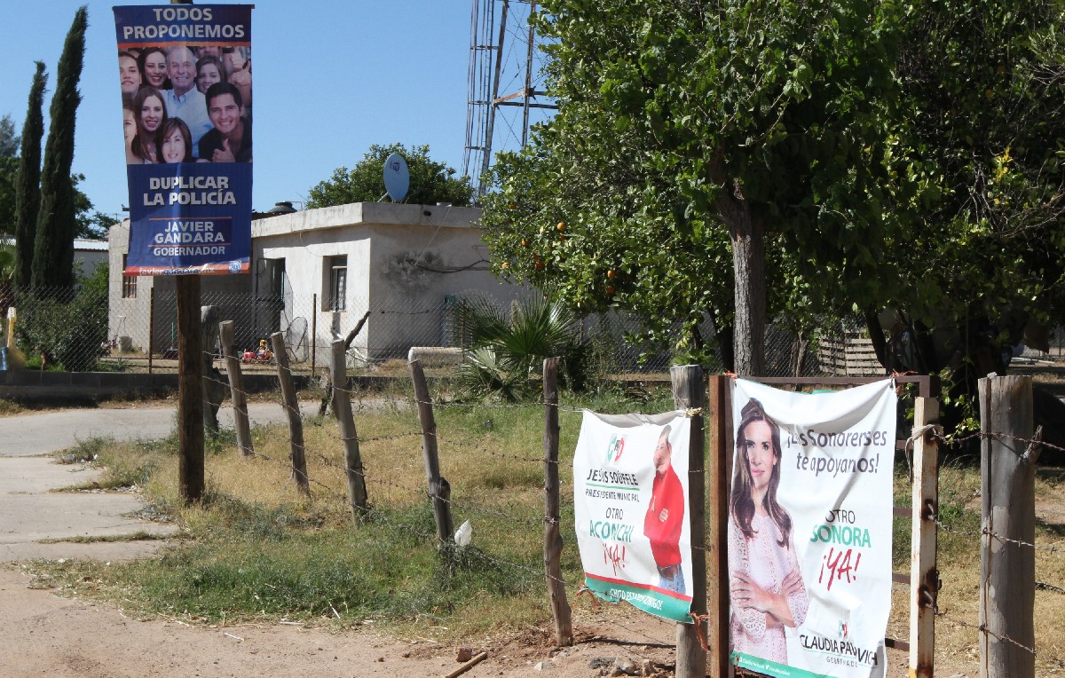 Propaganda política en Hermosillo (Archivo)