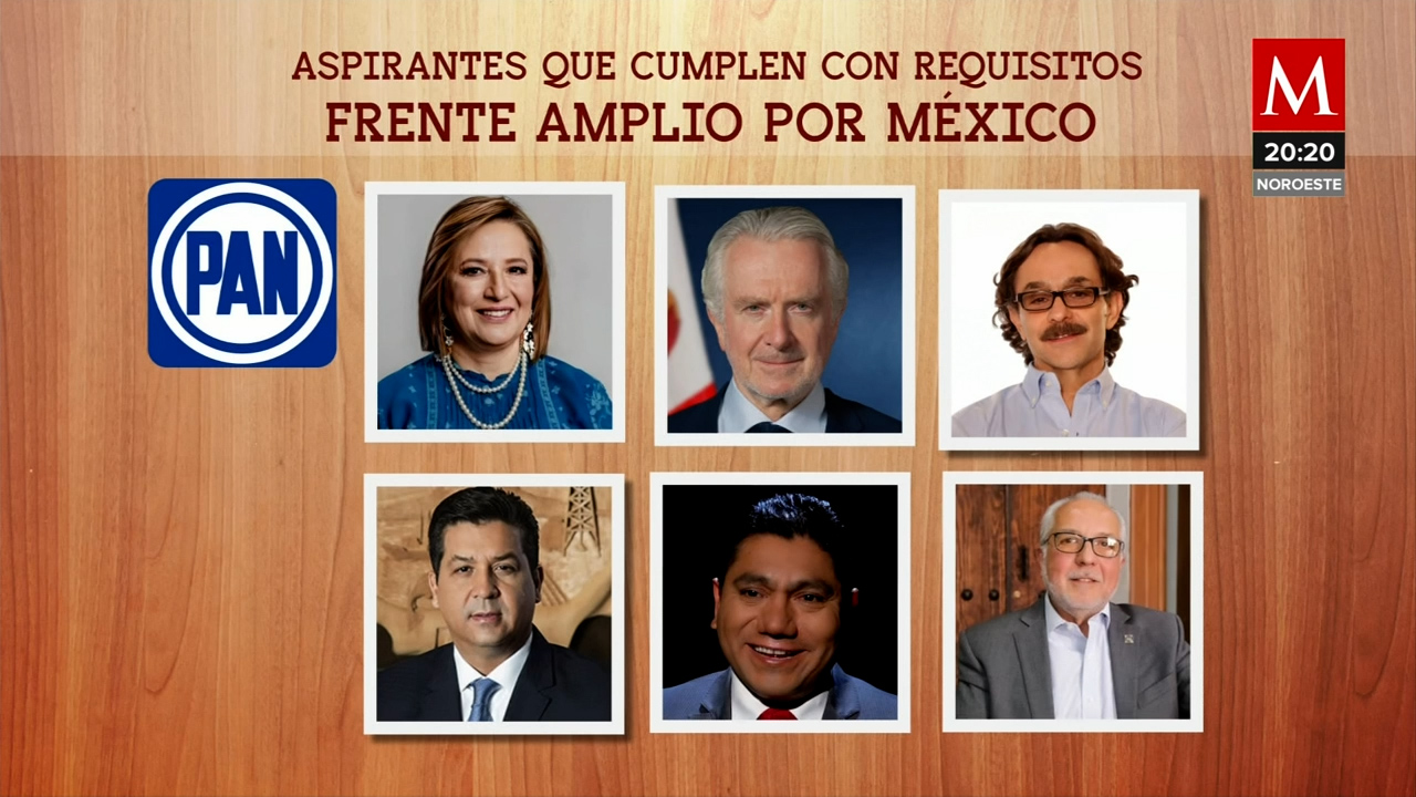 Avanzan 13 aspirantes presidenciales en el Frente Amplio por México