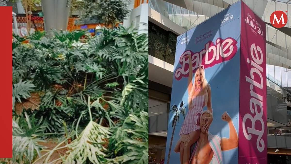 Barbie. Internauta muestra como quedó Parque Toreo tras alfombra rosa
