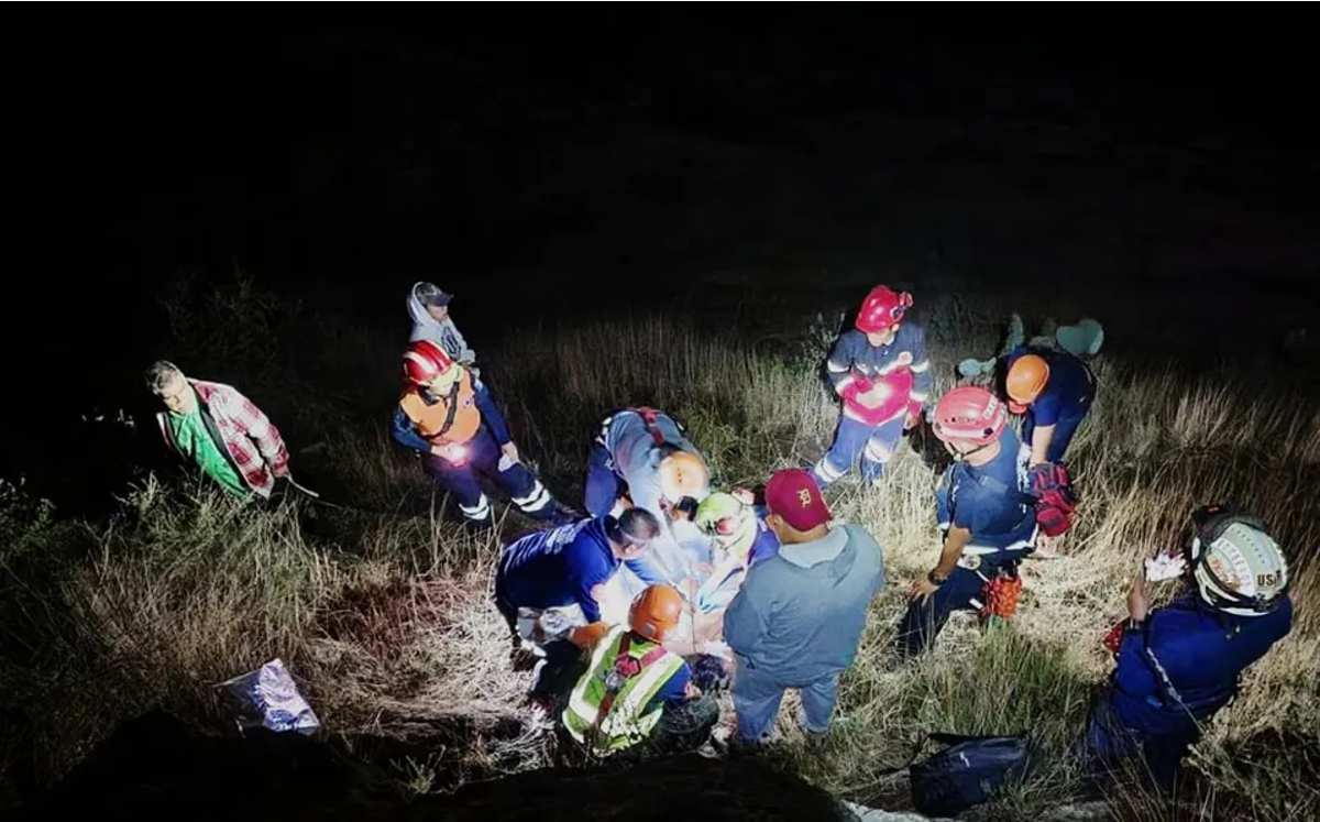 Hombre cae en Cerro de la Sirena | Cortesía