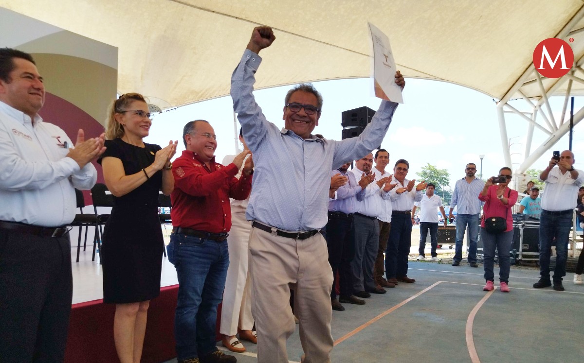 Juan Antonio Aranda Sánchez, recibió sus escrituras en Tampico. (Jesús Alberto García)