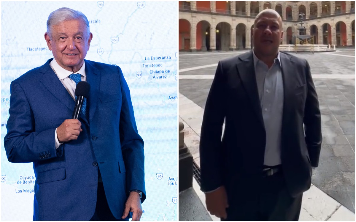López Obrador y Alfaro revisaron las obras realizadas en conjunto, sostuvo el gobernador.  | Especial y captura