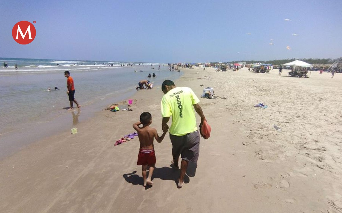 Niños extraviados en playa Miramar.
