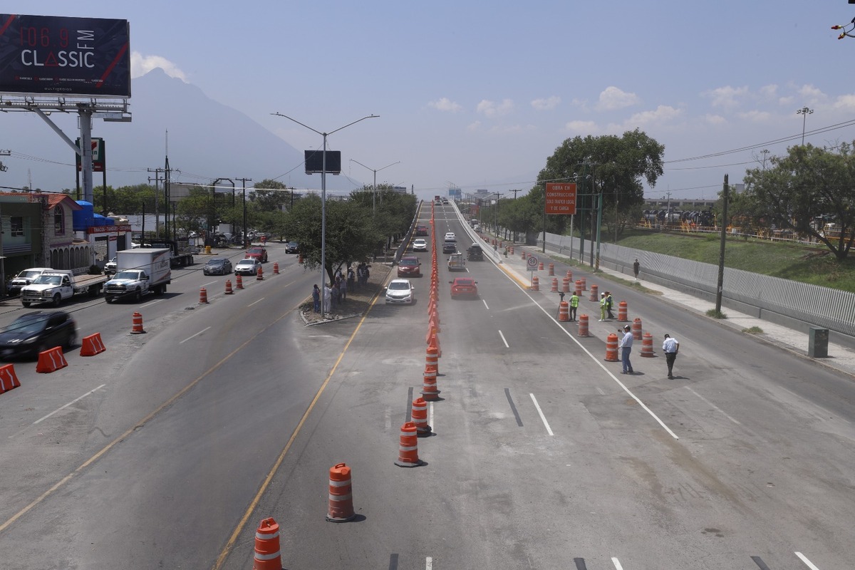 Puente Churubusco finaliza su primera etapa de construcción. Foto: Roberto Alanís