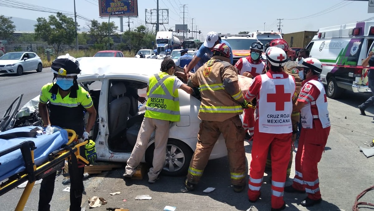 El accidente ocurrió en la colonia Cumbres del Sol. Leyda Estrada