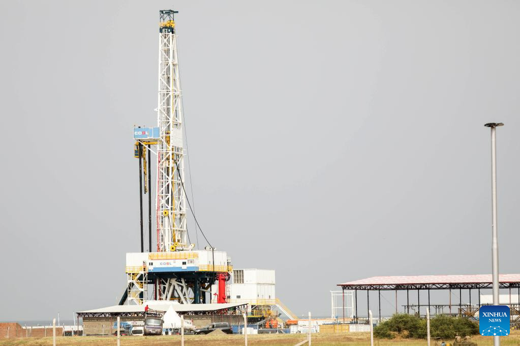 Campo petrolero Kingfisher en Kikuube, Uganda. (Foto de Hajarah Nalwadda/Xinhua)