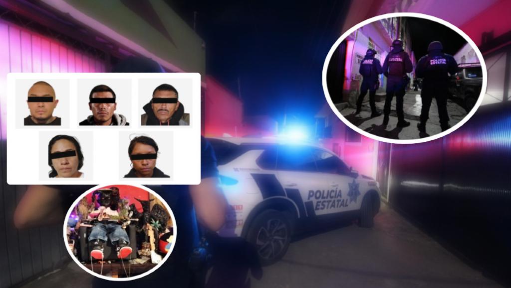 Cinco personas detenidas en El Arbolito por presunto narcomenudeo.