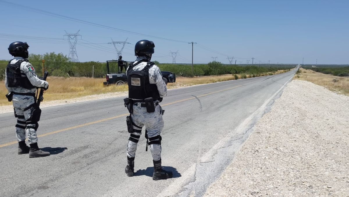 Elementos de Fuerza Civil y de la Guardia Nacional se encuentran resguardando la zona. Agustín Martínez