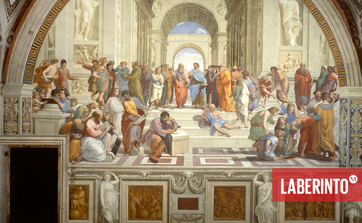 Fragmento de 'La escuela de Atenas', por Raffaello Sanzio. (Wikimedia Commons)