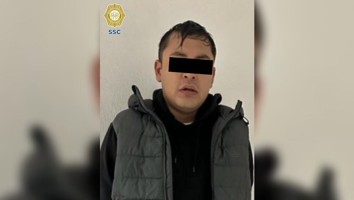 El presunto implicado fue detenido en la alcaldía Venustiano Carranza.