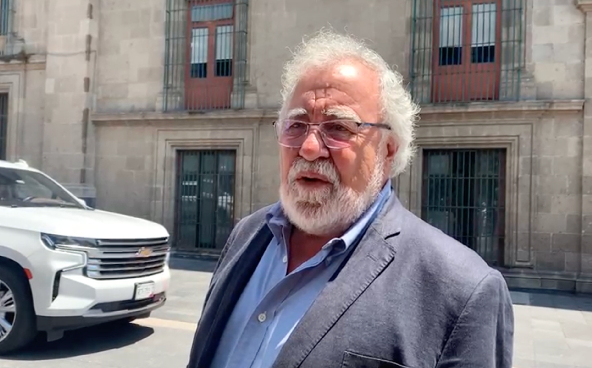 El subsecretario de Gobernación a su llegada a Palacio Nacional. | Pedro Domínguez