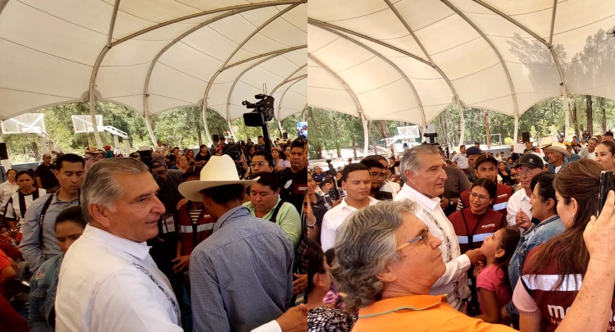 Adán Augusto en Durango. | Especial