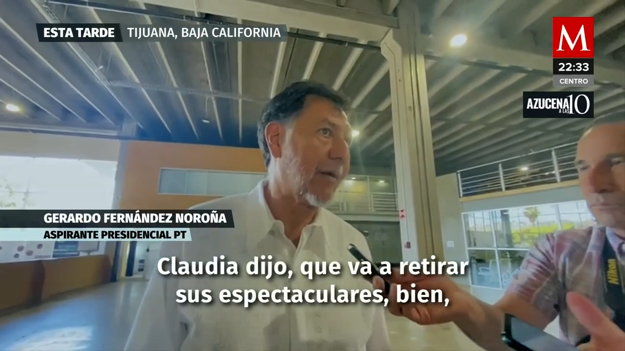 Gerardo Fernández Noroña celebra el retiro de espectaculares y pide acción legal contra infractores