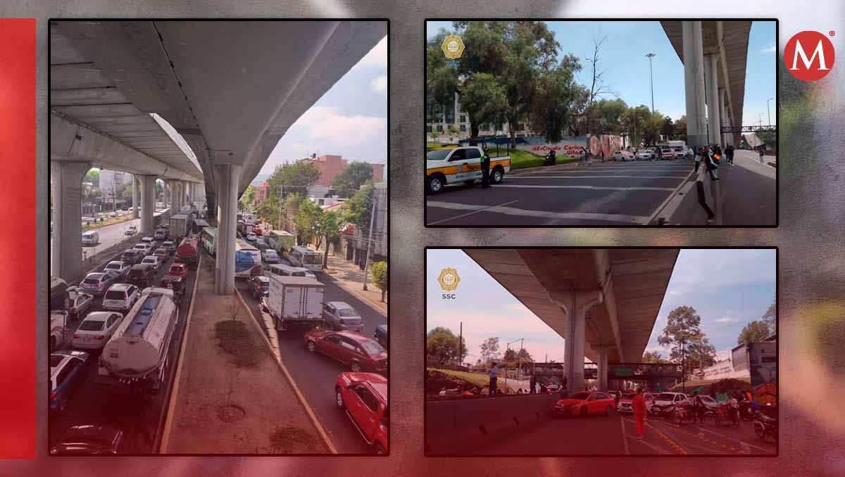 Bloqueos en Autopista y carretera México-Cuernavaca provoca afectación vial | Especial