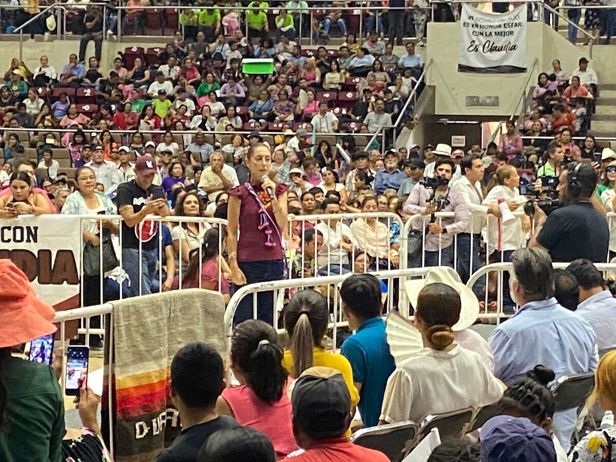 Claudia Sheinbaum en Durango.