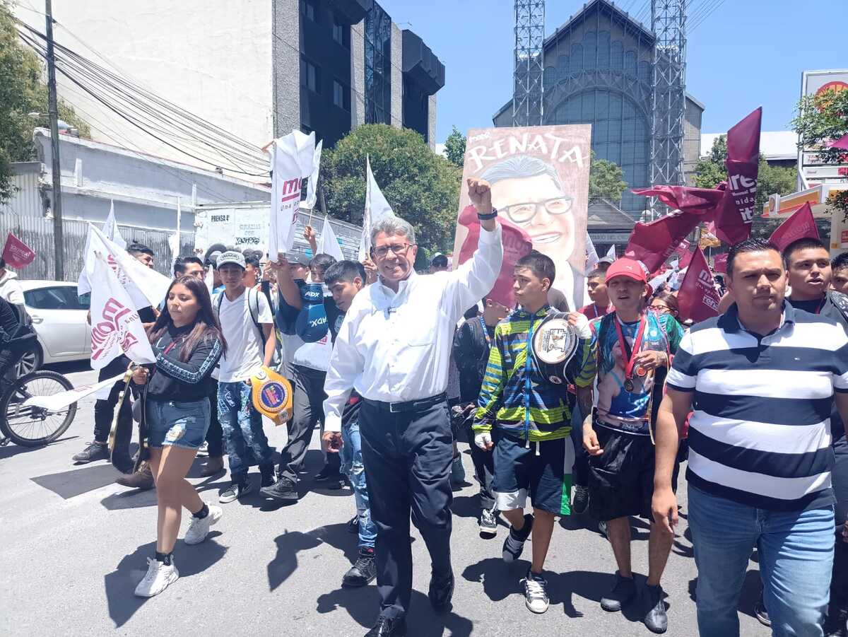 Ricardo Monreal, aspirante a la candidatura presidencial de Morena.