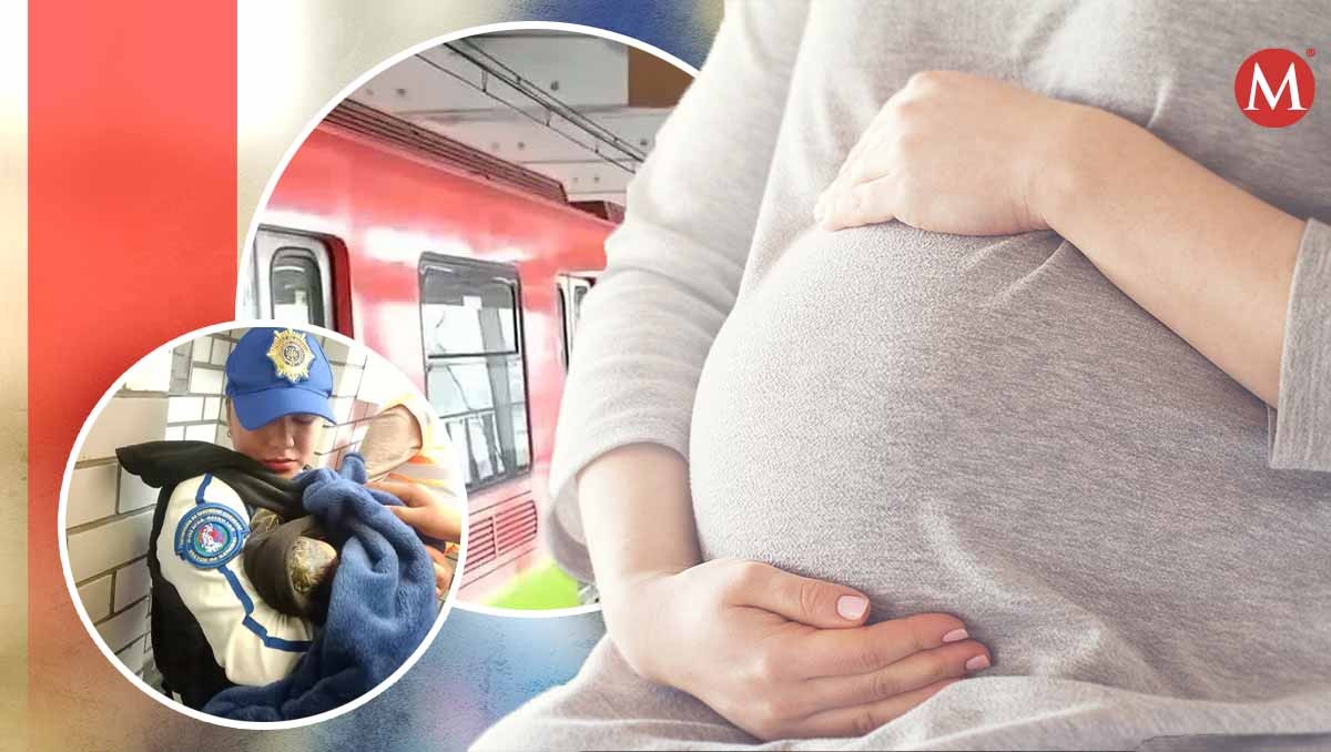 Oficiales de la SCC ayudaron a la mujer, quien tuvo a una niña. | Especial