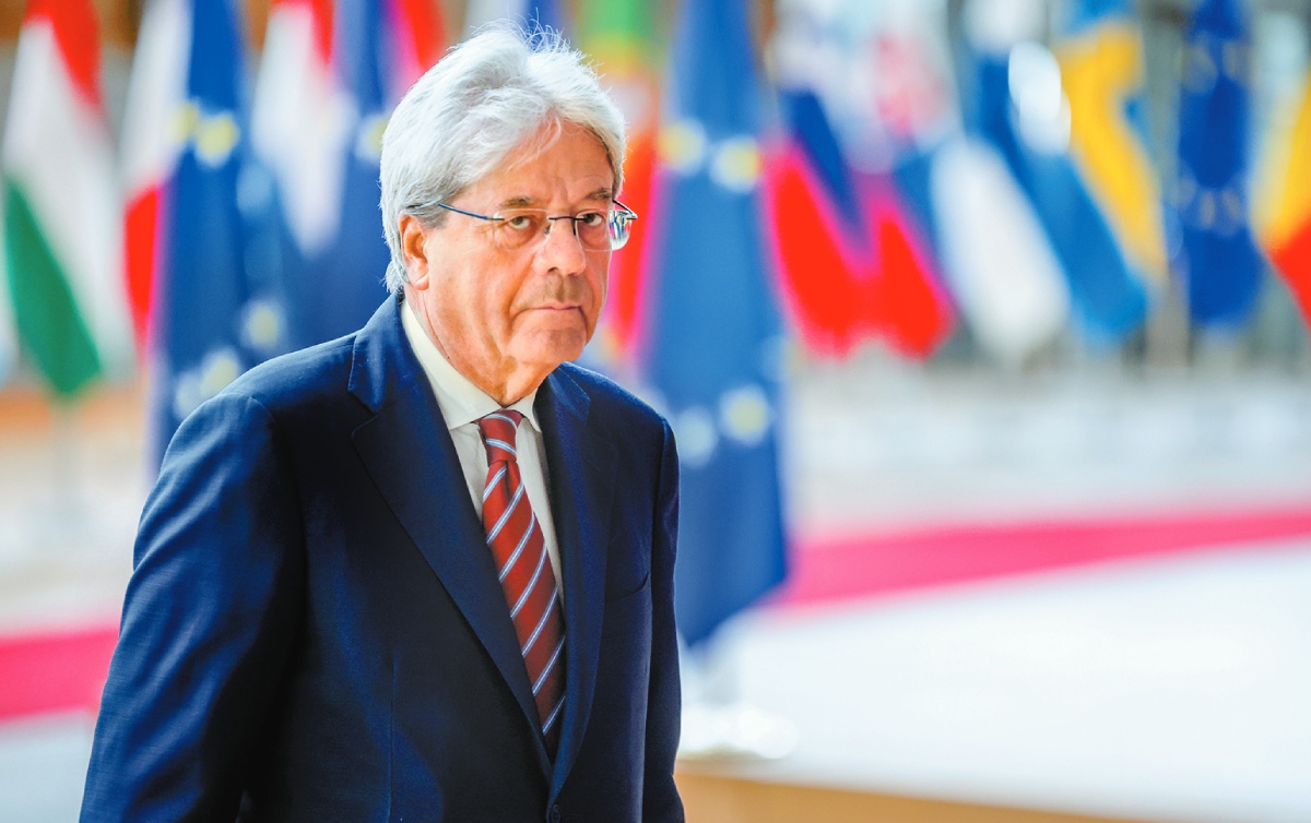 Paolo Gentiloni, comisionado de la Unión Europea. Olivier Matthys/EFE