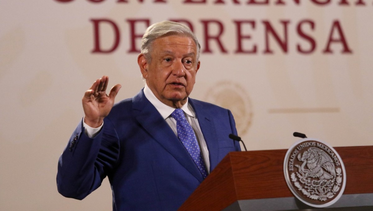 Presidente Andrés Manuel López Obrador en conferencia de prensa (Fotografía: Cuartoscuro)