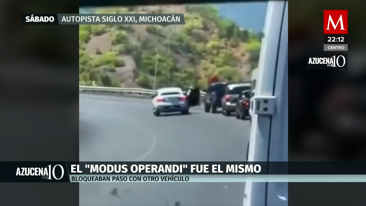 Alarmantes asaltos a plena luz del día en la Autopista Siglo 21 en Michoacán