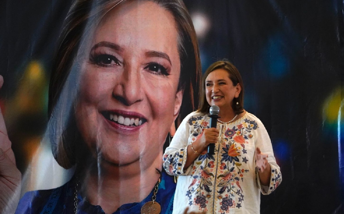 Conferencia de Xóchitl Gálvez durante su visita a Xalapa. | Cuartoscuro
