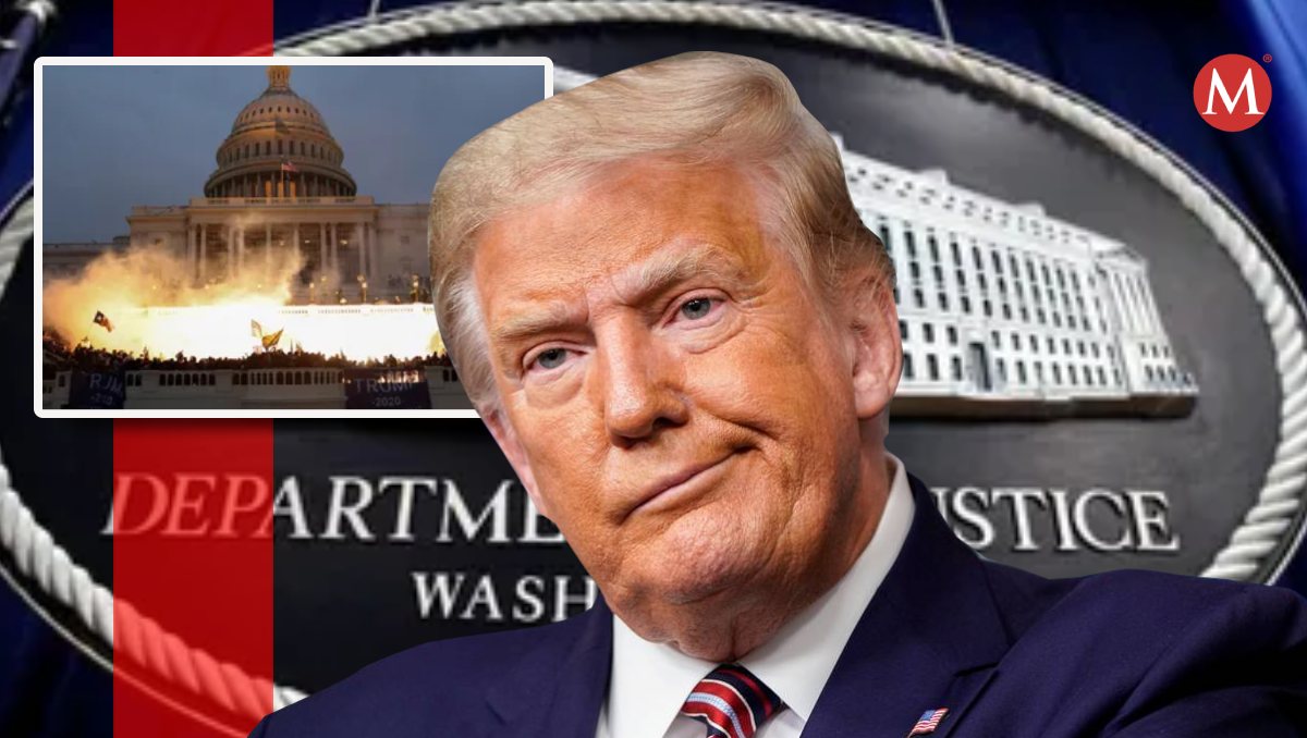 Donald Trump fue notificado por una carta del Departamento de Justicia. (Especial).