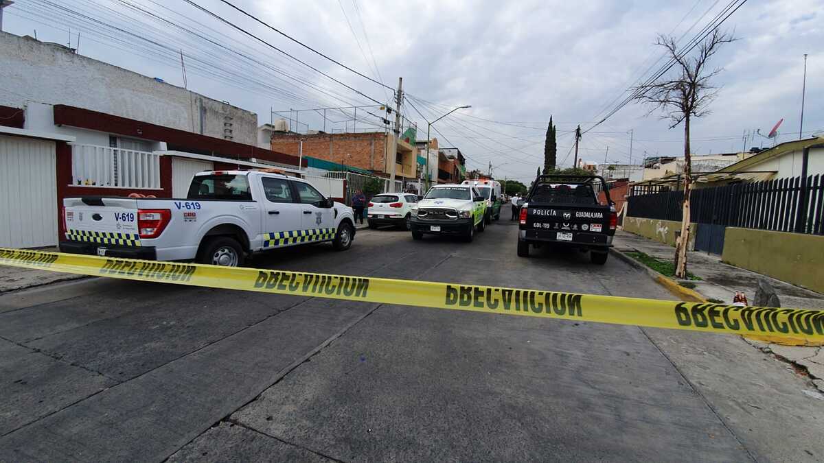 La fuerte movilización se registró en la en la colonia Santa Elena Alcalde. (Juan Carlos Munguía)