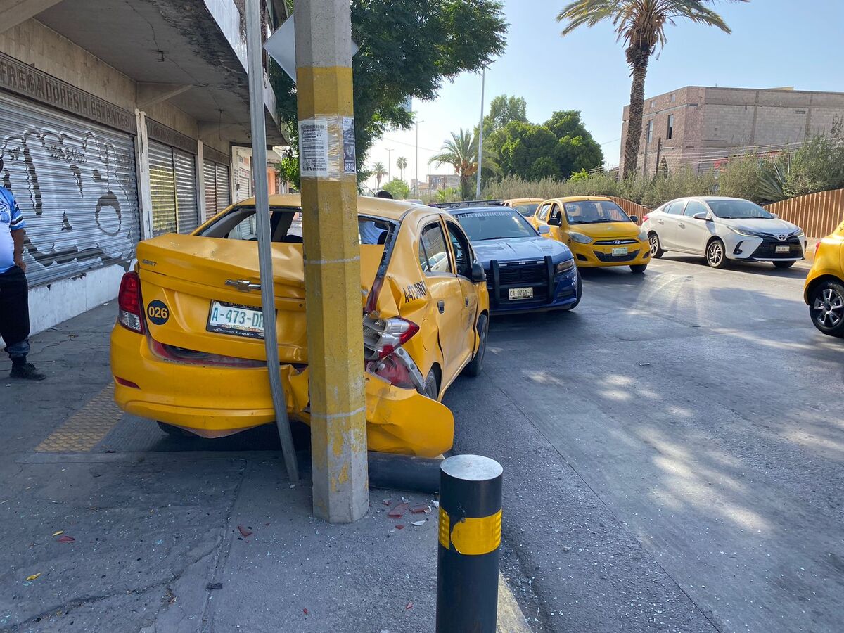 Incidente entre un camión de ruta y un taxista. | Especial