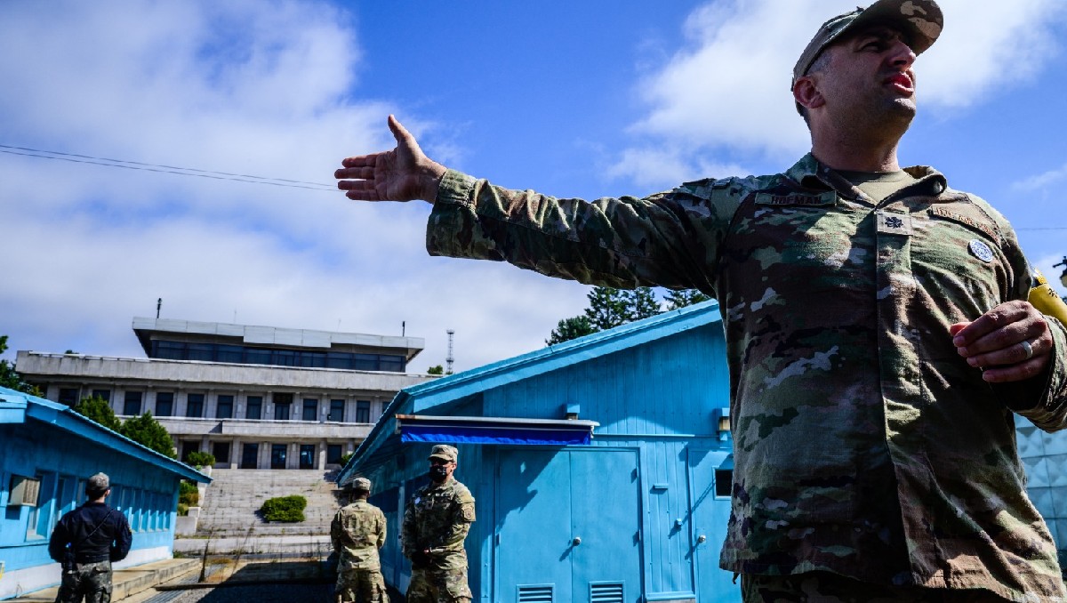 La frontera entre las dos Coreas| AFP