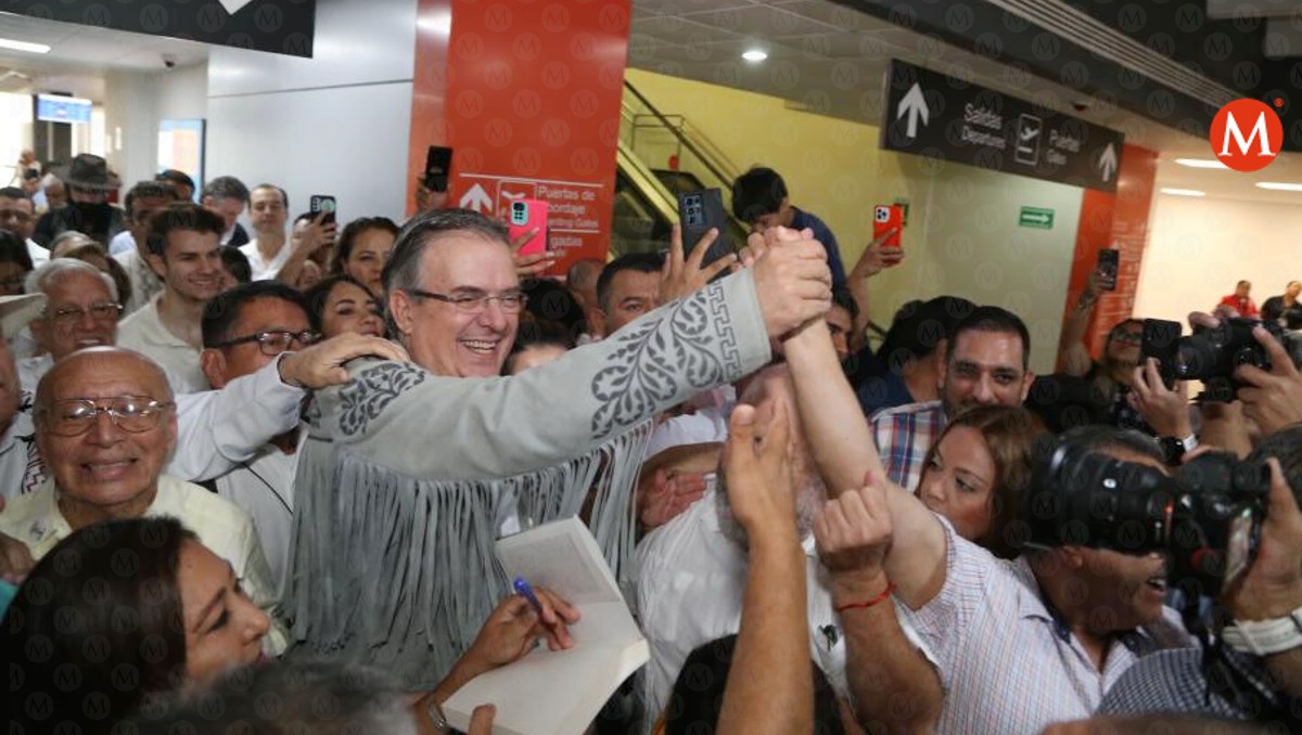 Marcelo Ebrard visita Tampico. (Yazmín Sánchez)