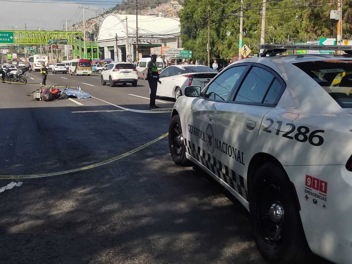Motociclista muere en carretera México-Pachuca | Carlos Tejeda